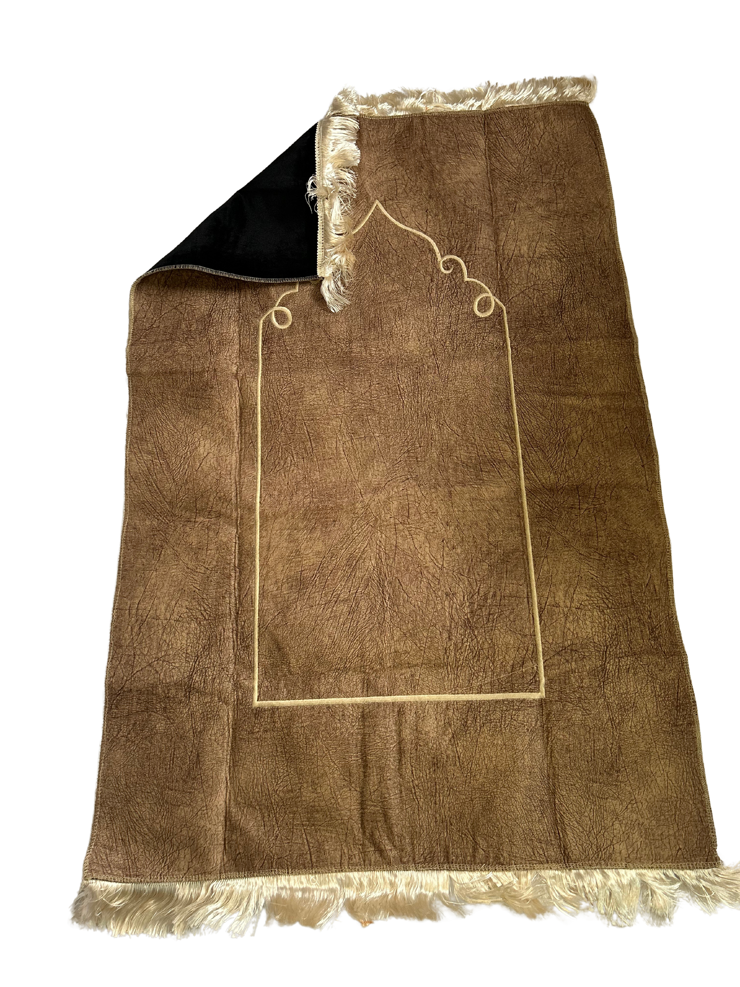 Tapis double face Noir/Marron