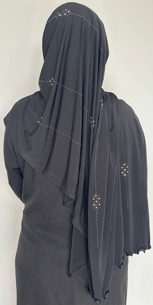Jersey Premium Frisé avec Strass