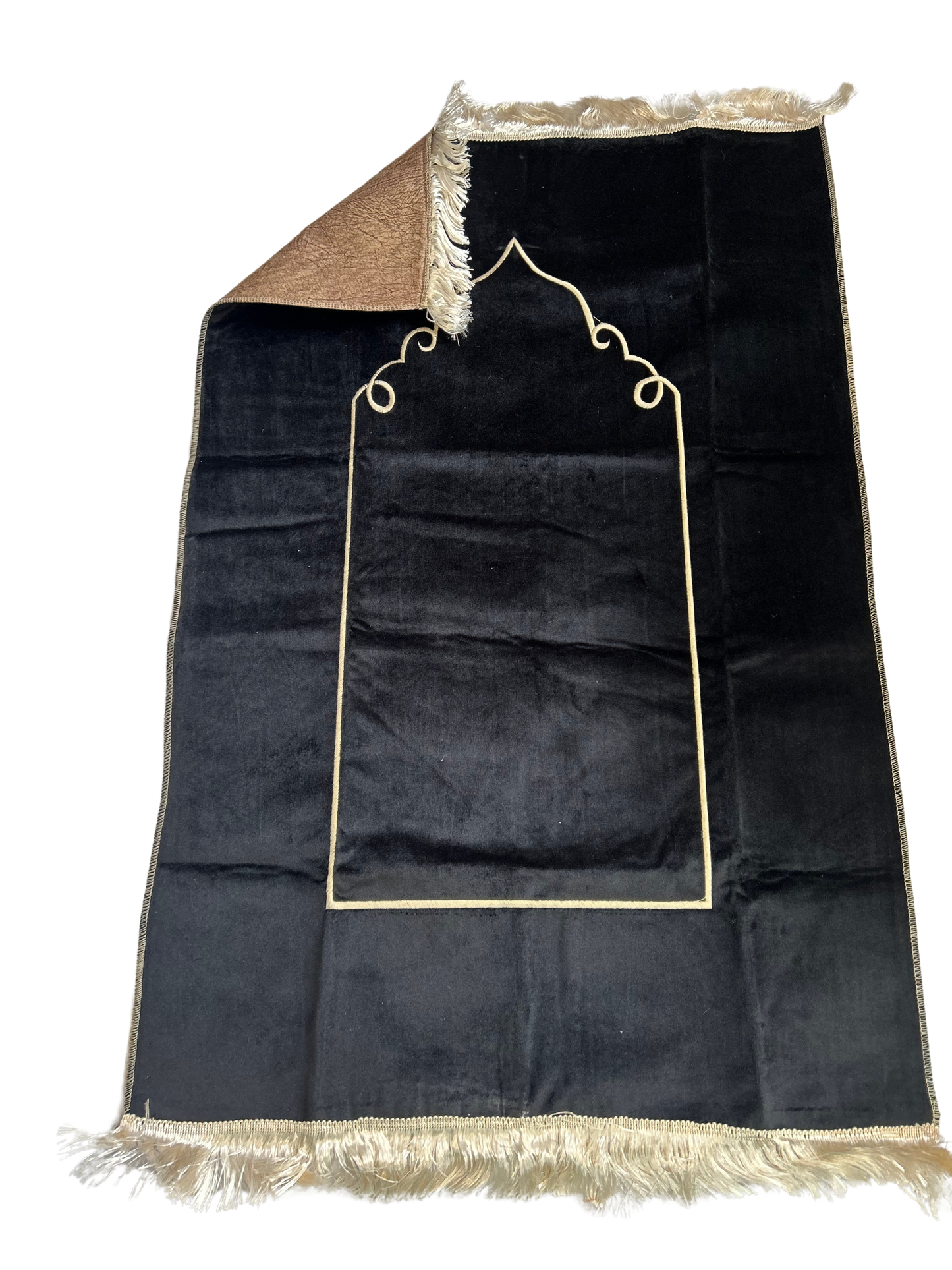 Tapis double face Noir/Marron